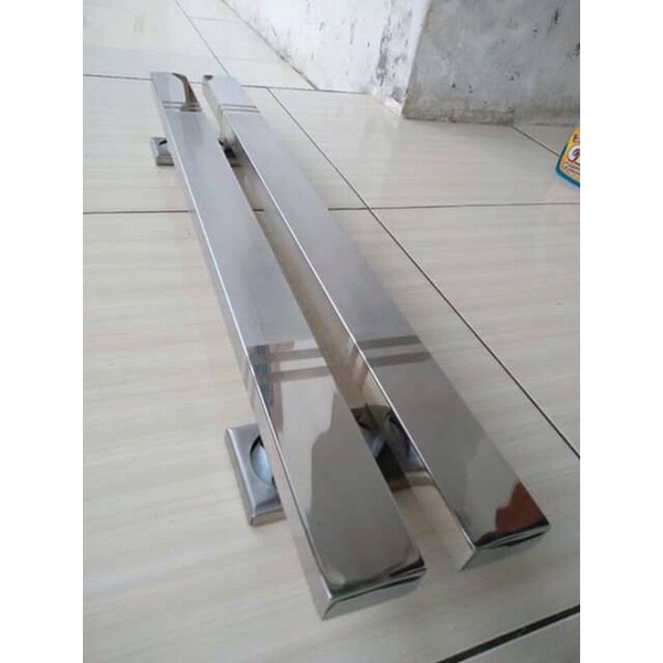 Handle pintu Gagang pintu minimlis panjang 100cm 120cm 150cm Tarikan pintu Rumah stainless