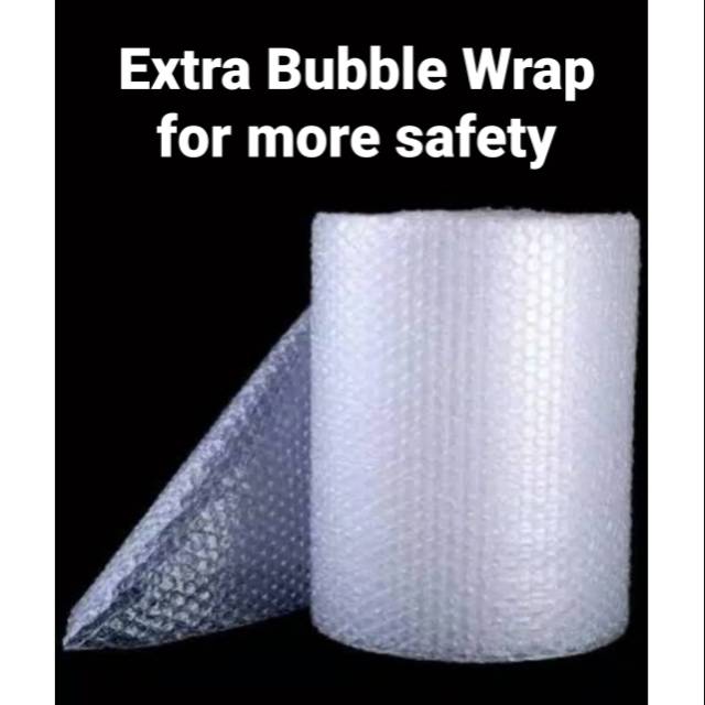 

EXTRA BUBBLE WRAP SUPAYA PRODUK YANG ANDA BELI LEBIH AMAN