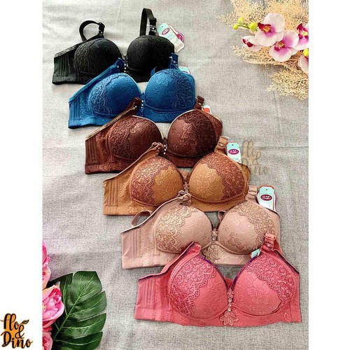 12 PCS PIAOLI | BRA KAIT 3 SUPER JUMBO Bra Wanita Tanpa Kawat | BH Piaoli Motif 913