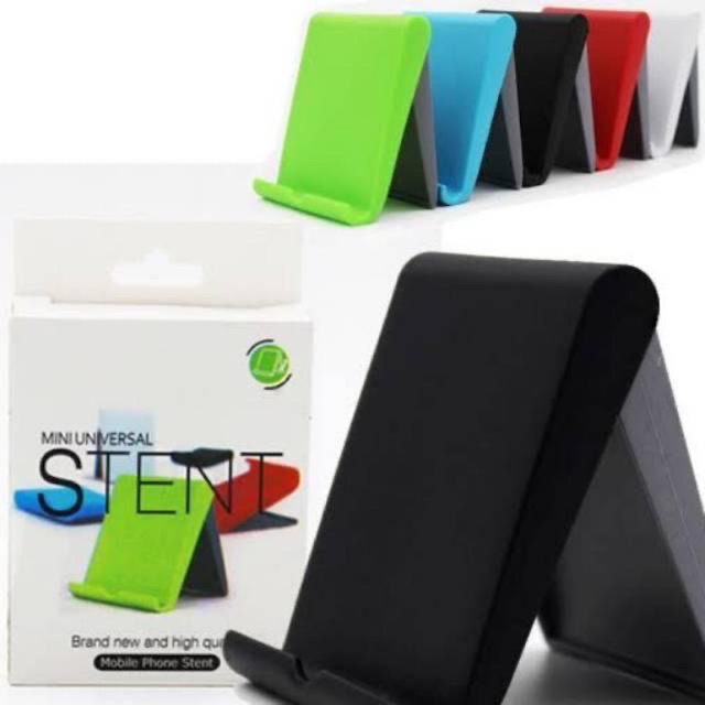 [COD] Stand Holder Handphone Mini Universal Bahan Plastik untuk Meja + PACKING