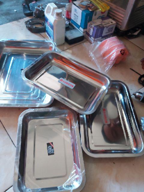 Baking Tray Nampan Wadah Tempat Penyimpanan Stenlis Subron 32x22 Cm