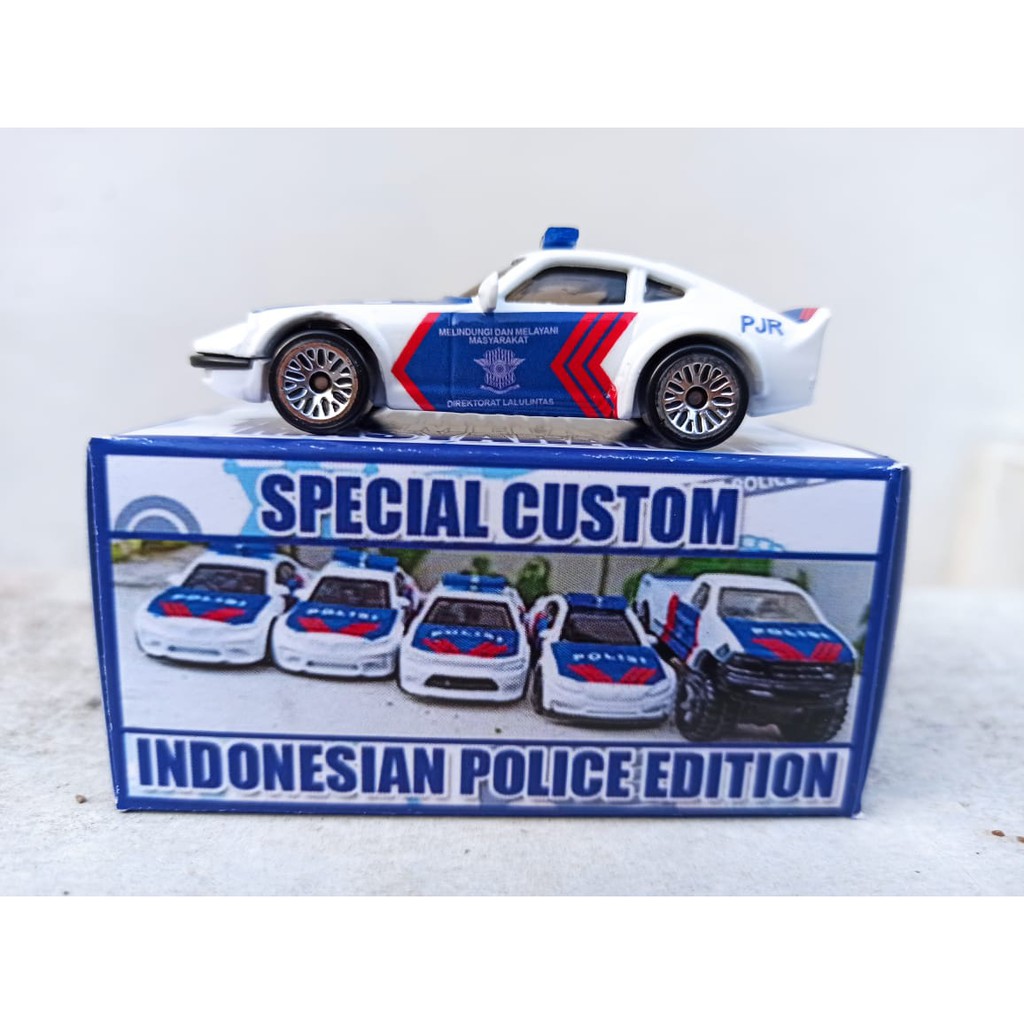 Hotwheels HW Nissan Fairlady Z Custom Mobil Polisi Indonesia Patwal PJR