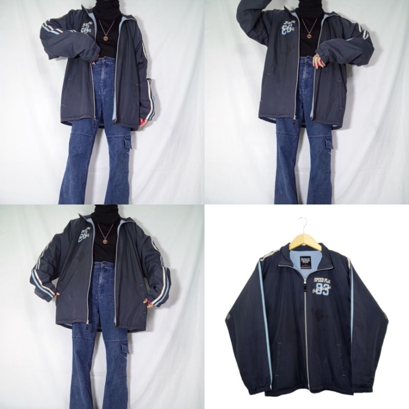 (TERBARU 8/6/22 slide 27-38) THRIFT VINTAGE JAKET OVERSIZE MURAH-35. L (79×120)