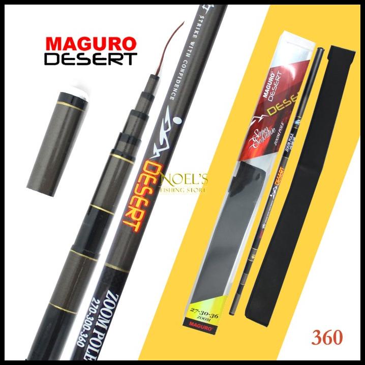 Joran Tegek Maguro Desert Carbon Zoom | 360 450 540 630 | Teleskopik