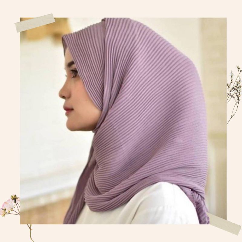 Sadina pashmina plisket