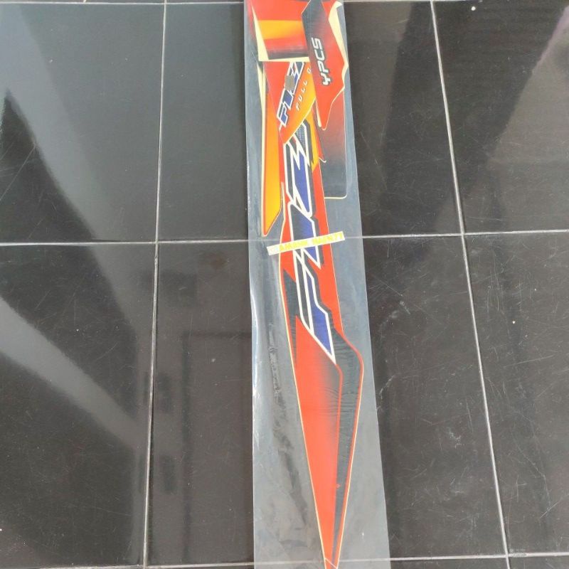 striping f1zr 2003 orange hitam