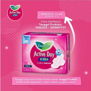 ★ BB ★ LAURIER Active Day Super Maxi Non | Wing Active Day Pembalut | Laurier Pembalut Siang