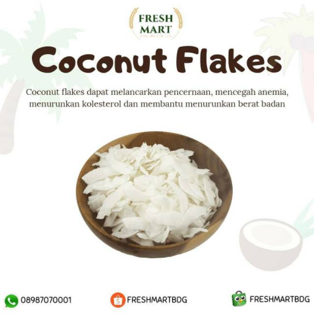 

Coconut Flakes Kelapa Kering