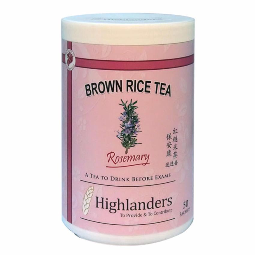 

Highlanders Brown Rice Tea 50 sachets (Rosemary) - Beat exam stress and anxiety!