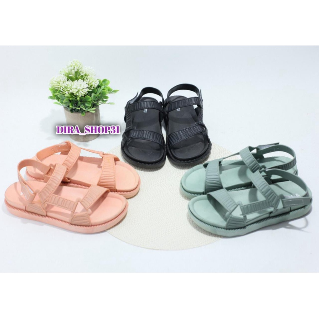 SANDAL GUNUNG IMPORT WANITA KEKINIAN |SANDAL JELLY. EMPUK DAN LEMBUT