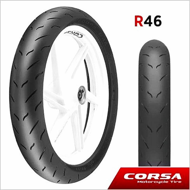 ban R46 corsa platinum R 46 Ukuran ring 17 - 90 / 80 soft compound R17
