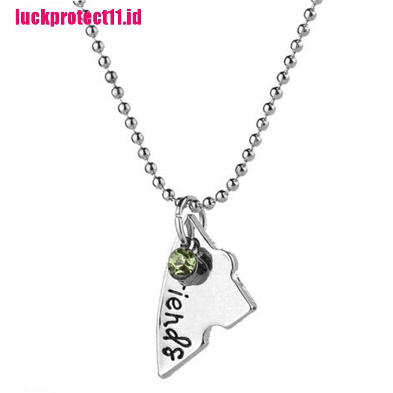 【LUCK】Hot Sale Puzzle Love Heart Friendship Necklace Best Friends Forever And Ever