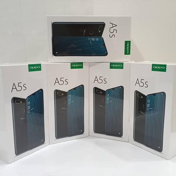 TERMURAH OPPO A5S. RAM3GB/32GB - Hitam READY STOCK