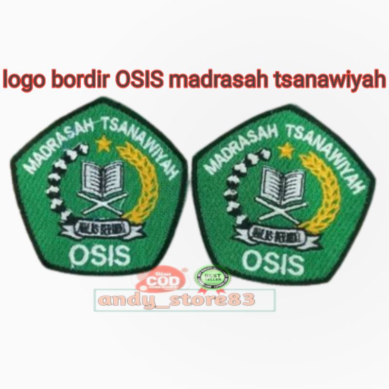 logo bordir OSIS madrasah tsanawiyah