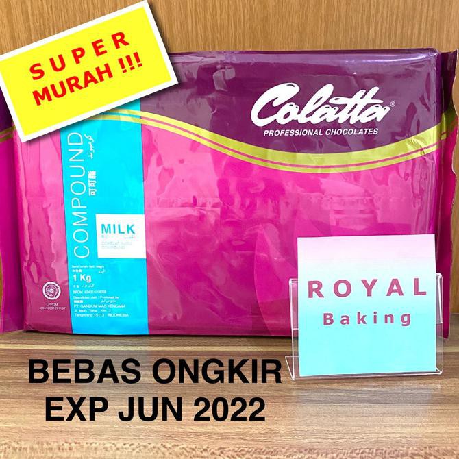 

colatta milk chocolate compound 1 kg TERUJI Kode 1068