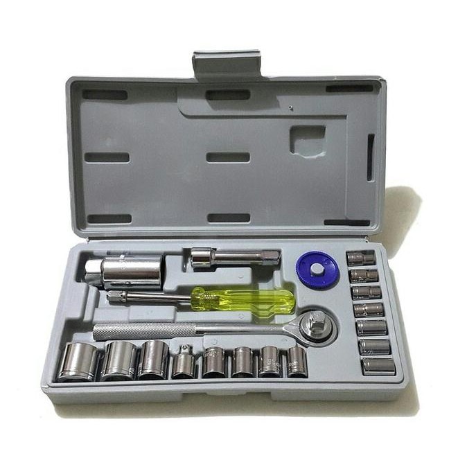 Diskon Besar Kunci Sok / Sock / Shock / Ring / Pas Tool Kit 21 Pcs Set Termurah