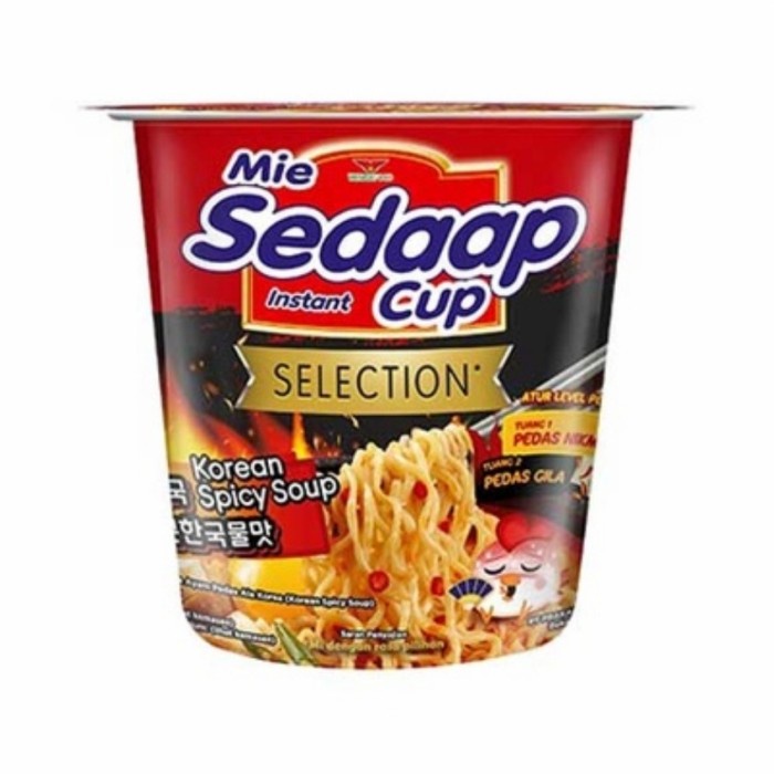 

makanan mie mie sedaap cup korean spicy soup 81gr