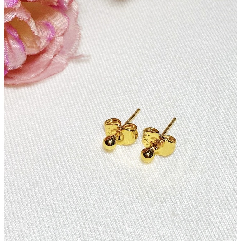 Anting Bayi / Anak / Dewasa Model Tusuk Lapis Emas