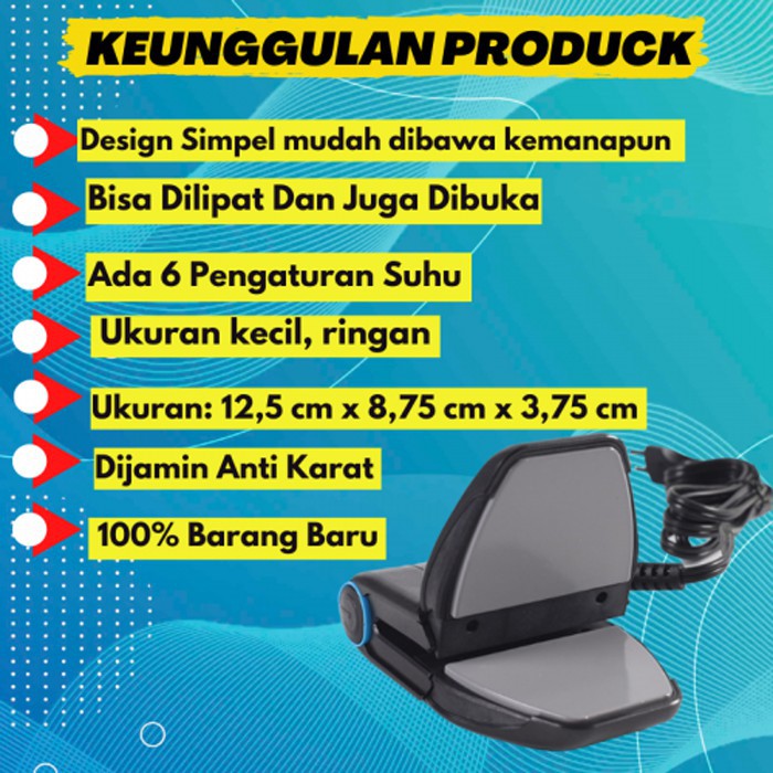 Setrika Lipat Perlengkapan Travelling Elektronik Rumah Tangga Perawatan Pakaian Alat Elektronik