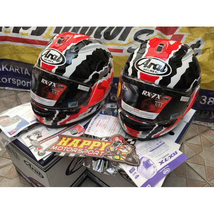 HELM FULLFACE ARAI RX7X DOOHAN TT SIZE M L XL ORIGINAL JAPAN