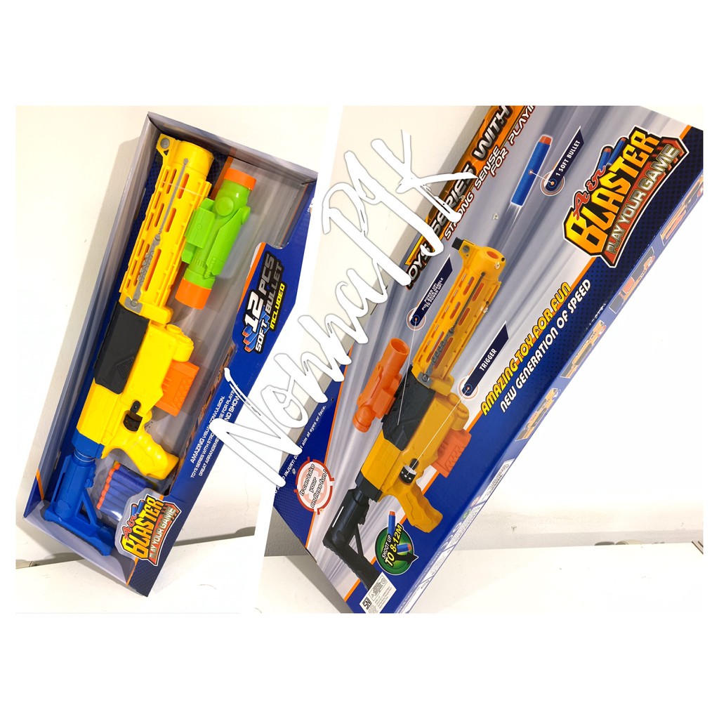 Hawkeye BLASTER Sniper Gun Toys Surgefire 58 cm 12 darts
