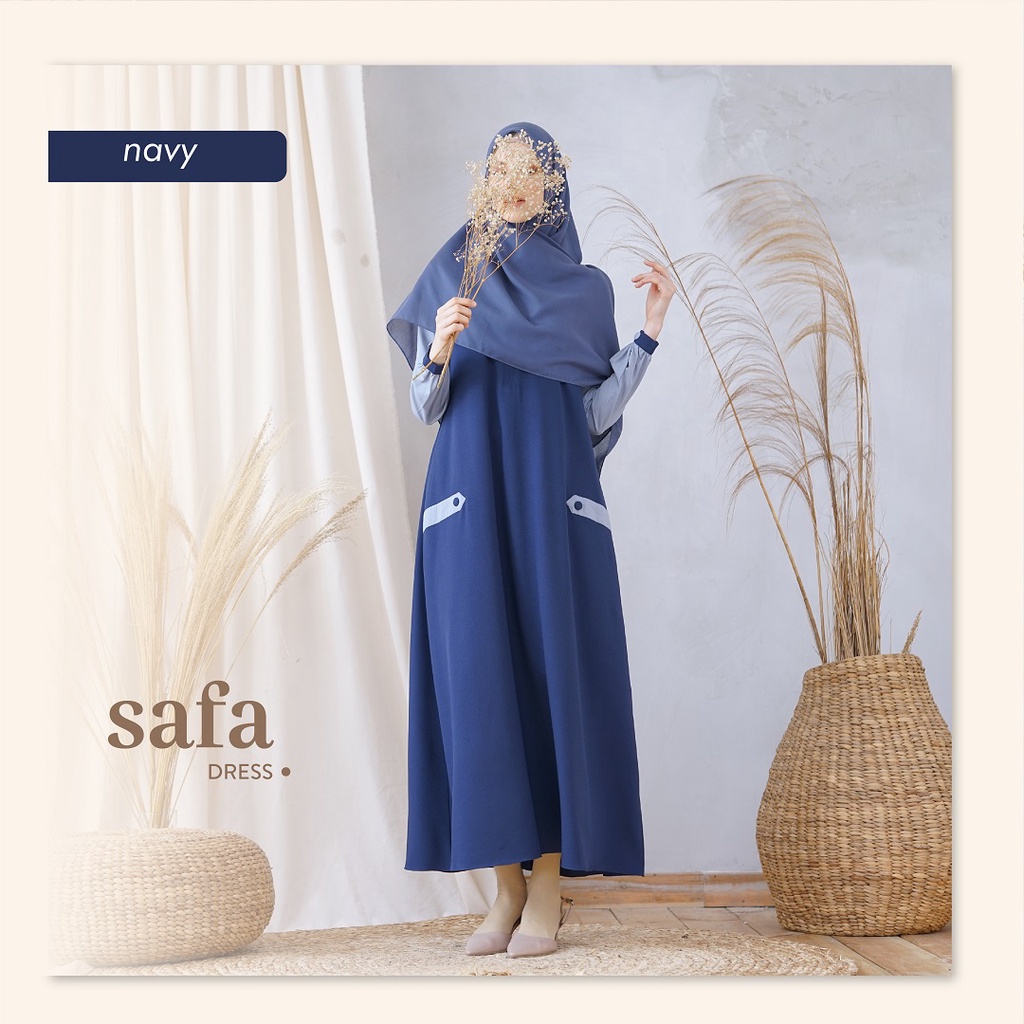 Giets - safa dress - gamis syari - baju muslimah wanita modern