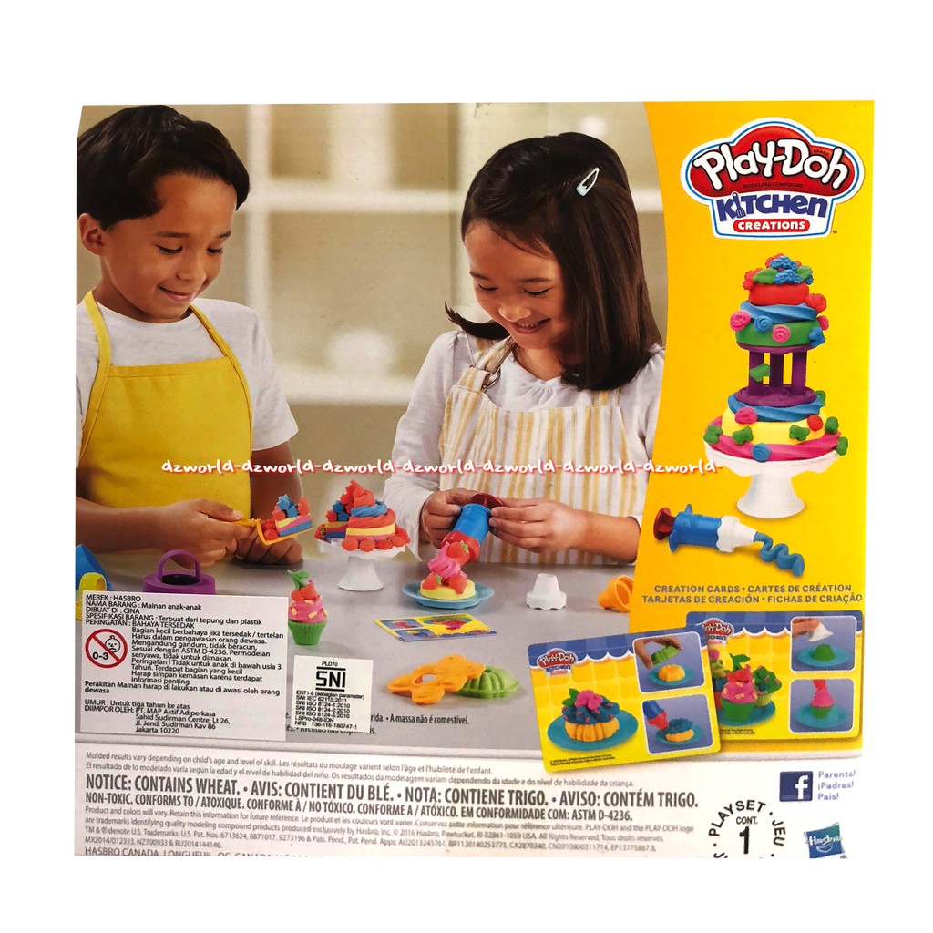 Play-Doh Kitchen Creation Frost N Fun Cake Playdoh Play Doh Mainan