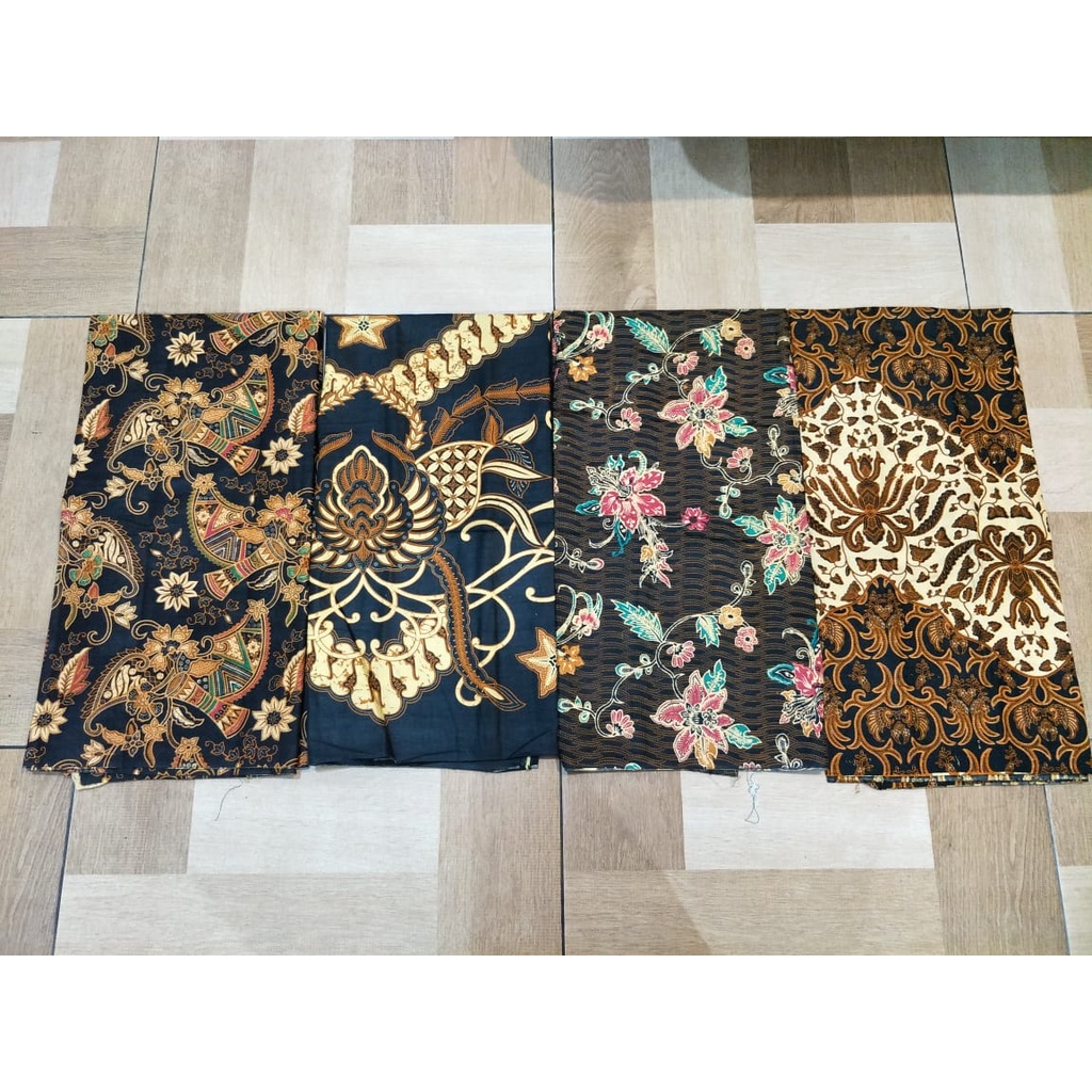 Kain BATIK Pastel Katun Dobby polos SET