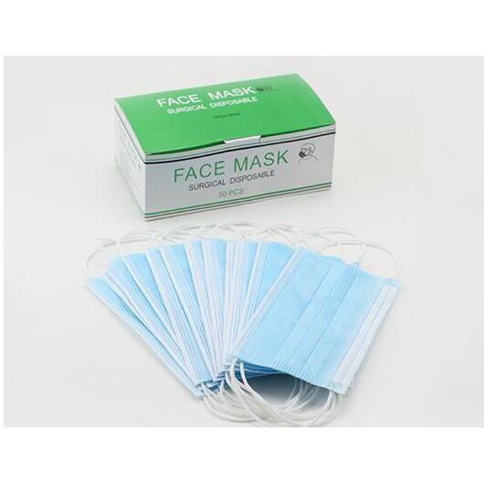 Jual Masker 50pcs Face Mask 3ply Surgical Disposable Hospital MURAH ...