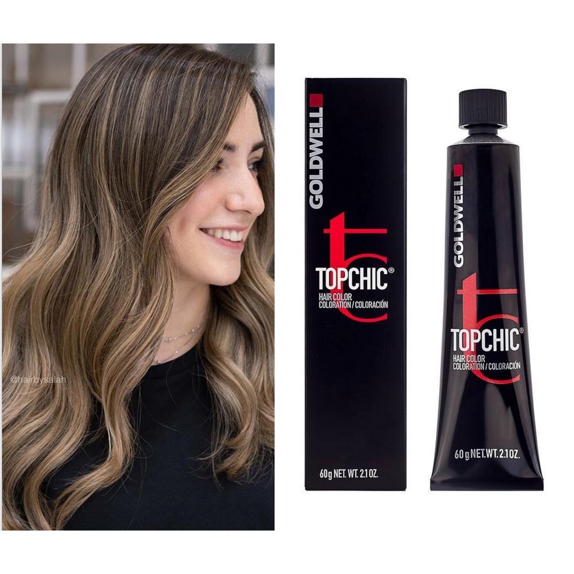 Goldwell Topchic Hair Color 60ml &amp; Oxydant 120ml Kode 8NN