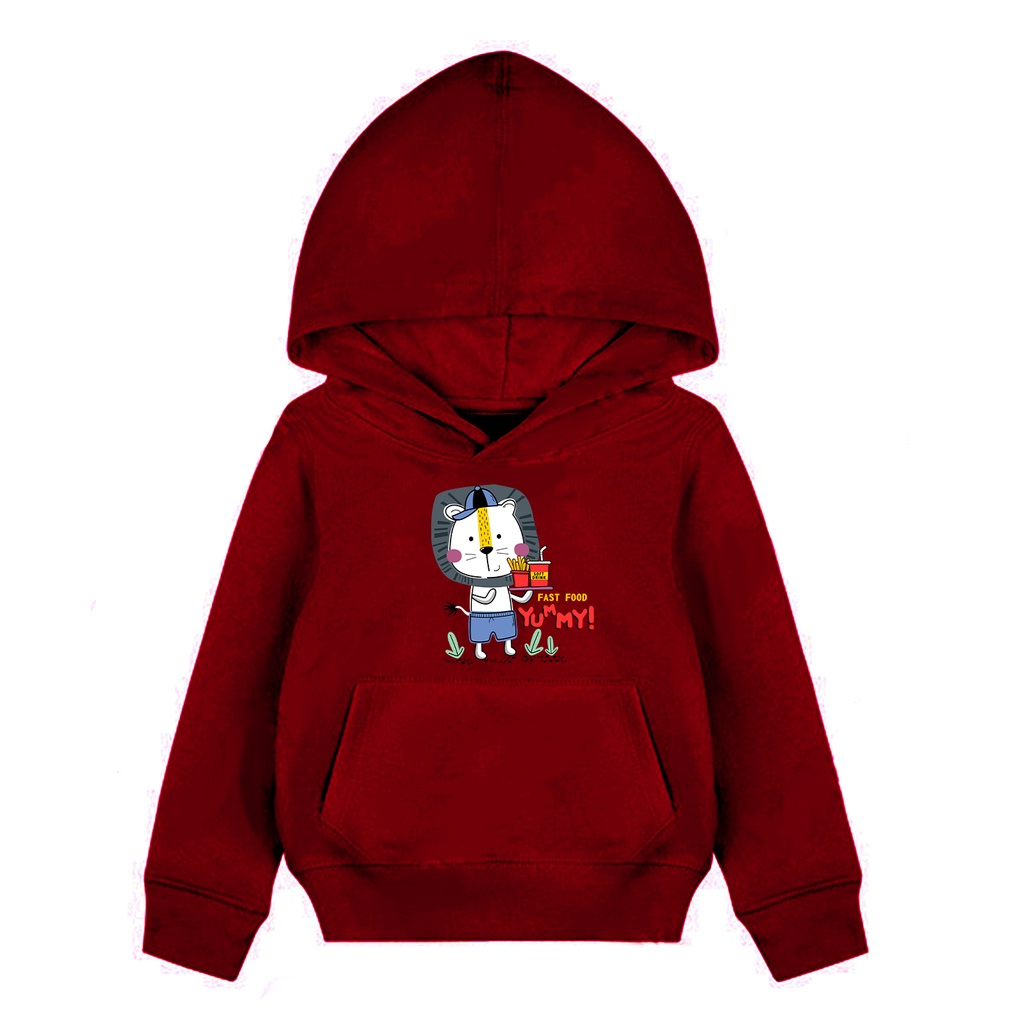 Hoodie Anak Yummy Sweater Pakaian Fleece Anak M - XL