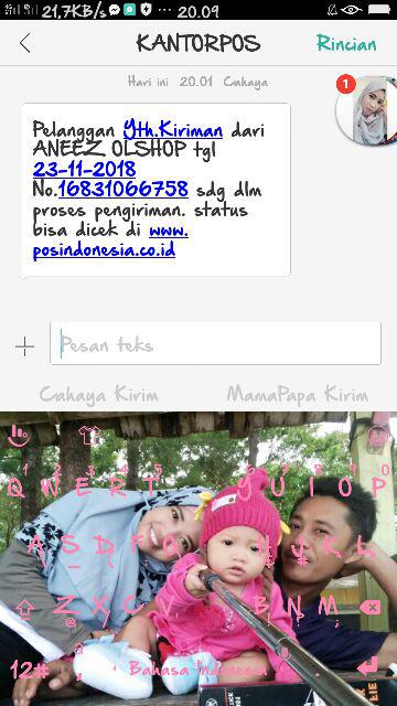 Batik Couple Keluarga Dilan Mutiara,bahan Balotelli Mix Katun Prada