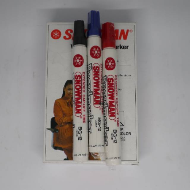 

Spidol Whiteboard Snowman BG-12