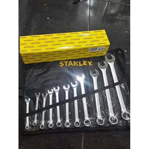 Kunci Ring Pas Set 11Pcs STANLEY