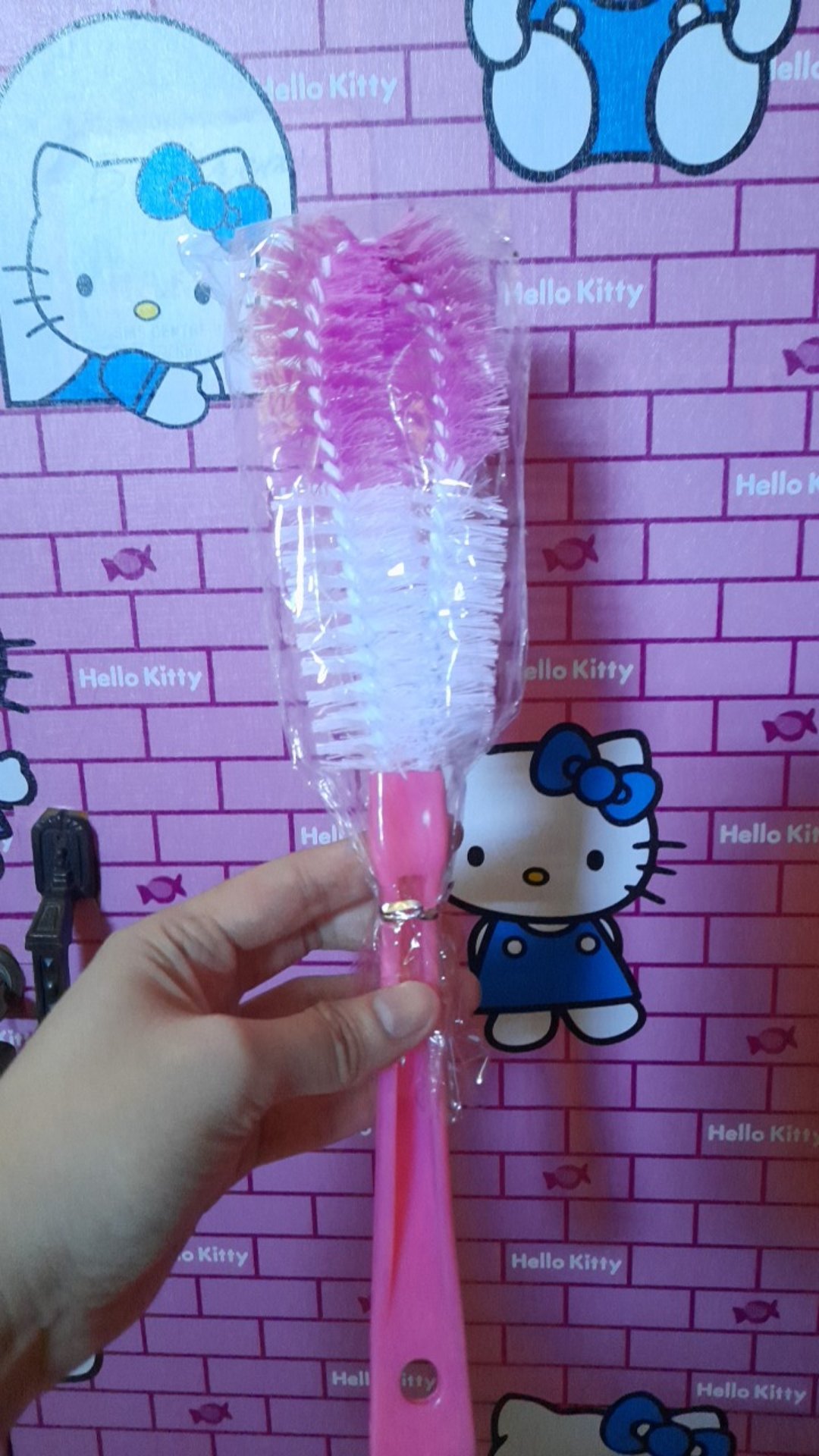 Brush Botol Susu Bayi Anak Cangkir Ramping Serbaguna Peralatan Dapur Bottle Cleaning Brush Jl04