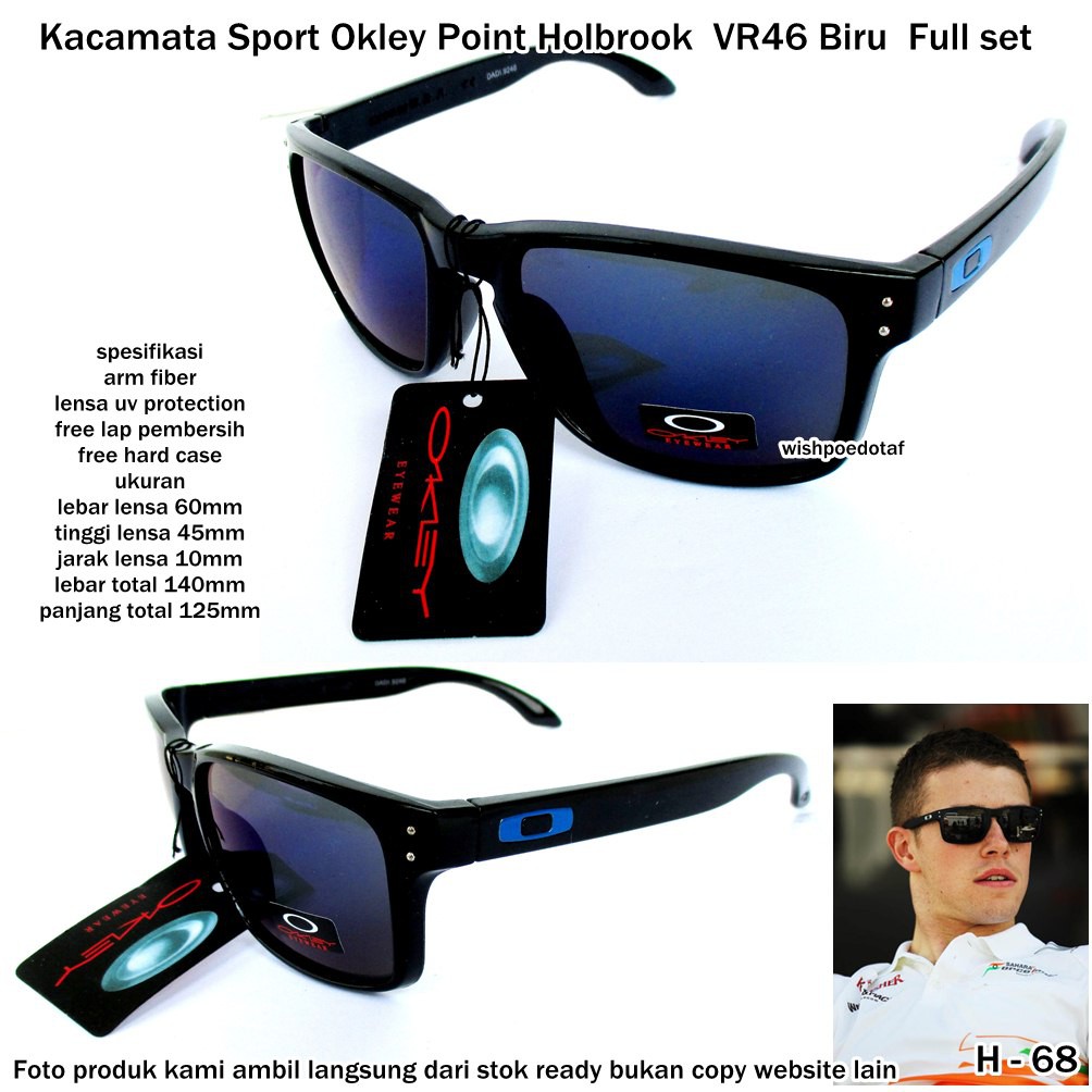  kacamata  hitam  murah OKL holbrok vr 46 sport  biru    Save 20 