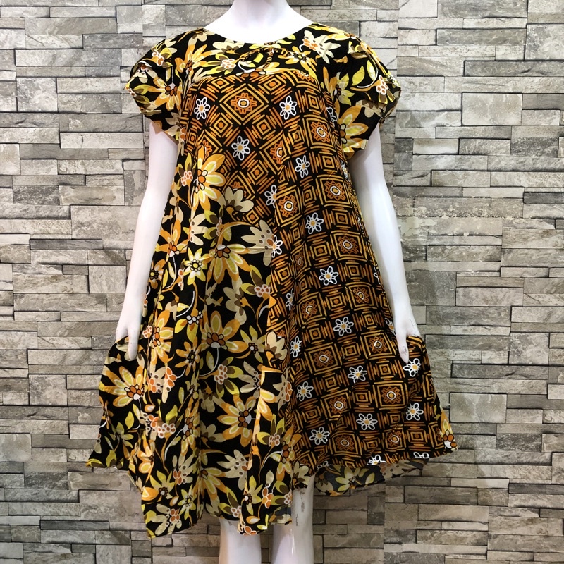DASTER KLOK GAJAH PUTIH TANGAN DAUN | DASTER BATIK BALI-13