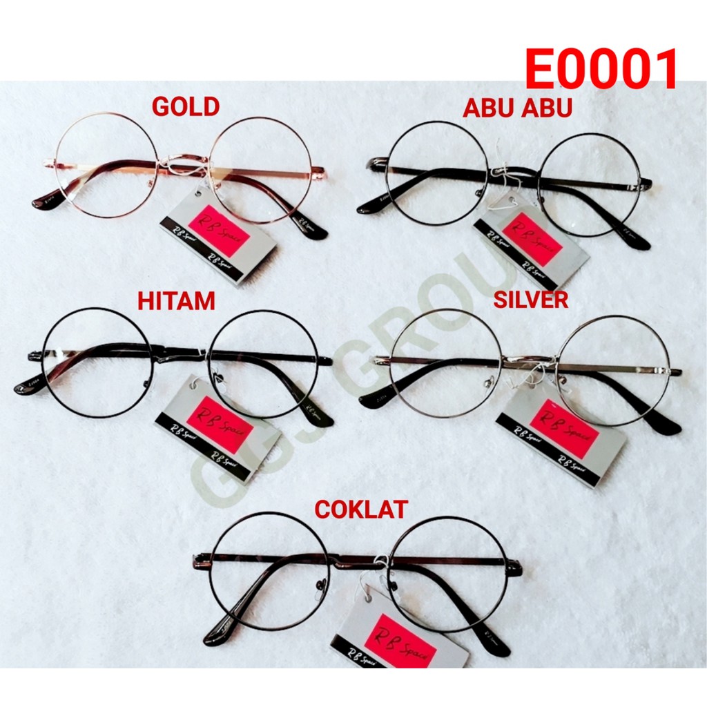 E ( E0001 ) KACAMATA BOBOHO KOREA BENTUK BULAT HARGA GROSIR
