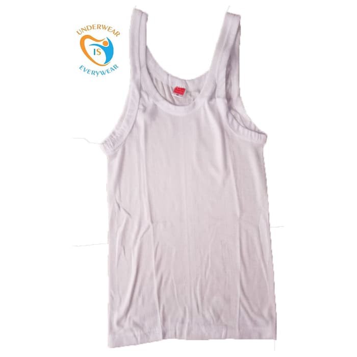 1 Pcs Kaos Dalam Pria Jovac / Texco / Kings - Singlet Pria Dewasa - Warna Putih