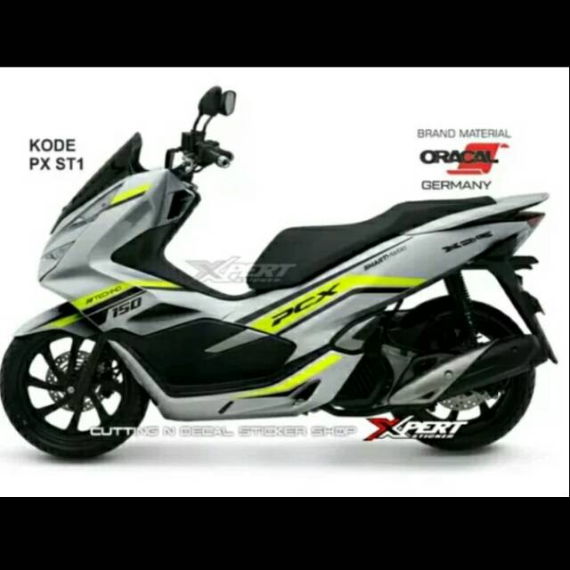 

Cutting sticker pcx kuning stabilo