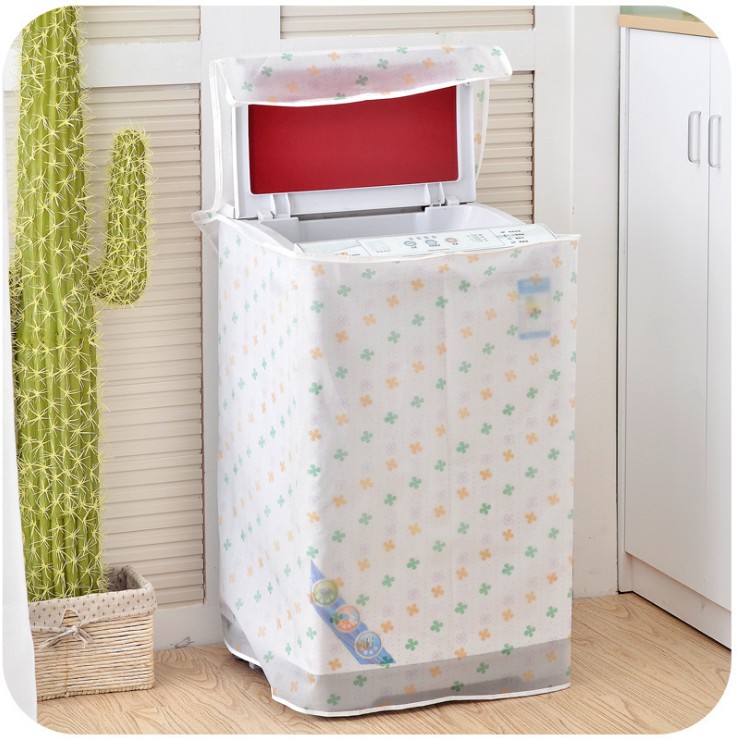 New Sarung Penutup Mesin Cuci PEVA Washing Machine Cover Anti Debu