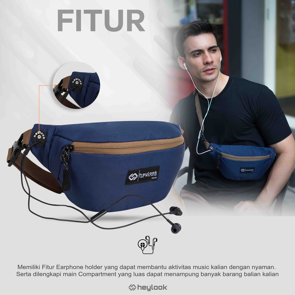 Tas Slempang Pria Tas Pinggang Waistbag  Pria Original Tas Selempang Pria Waisbag Pria Distro