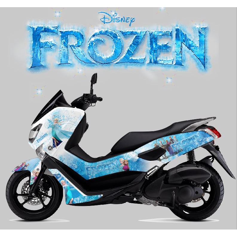 Decal Nmax Stiker Full Body Motor  N Max nmax 2015 2016 2017 2018 2019 - Frozen