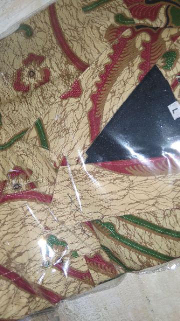 Batik Solo Parang Purbo Kemeja Pria Katun Cabut Sragenan Full Furing