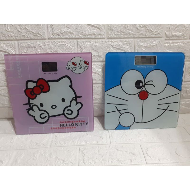 #TIMBANGAN BADAN DIGITAL DESIGN KARTUN 180 KG #