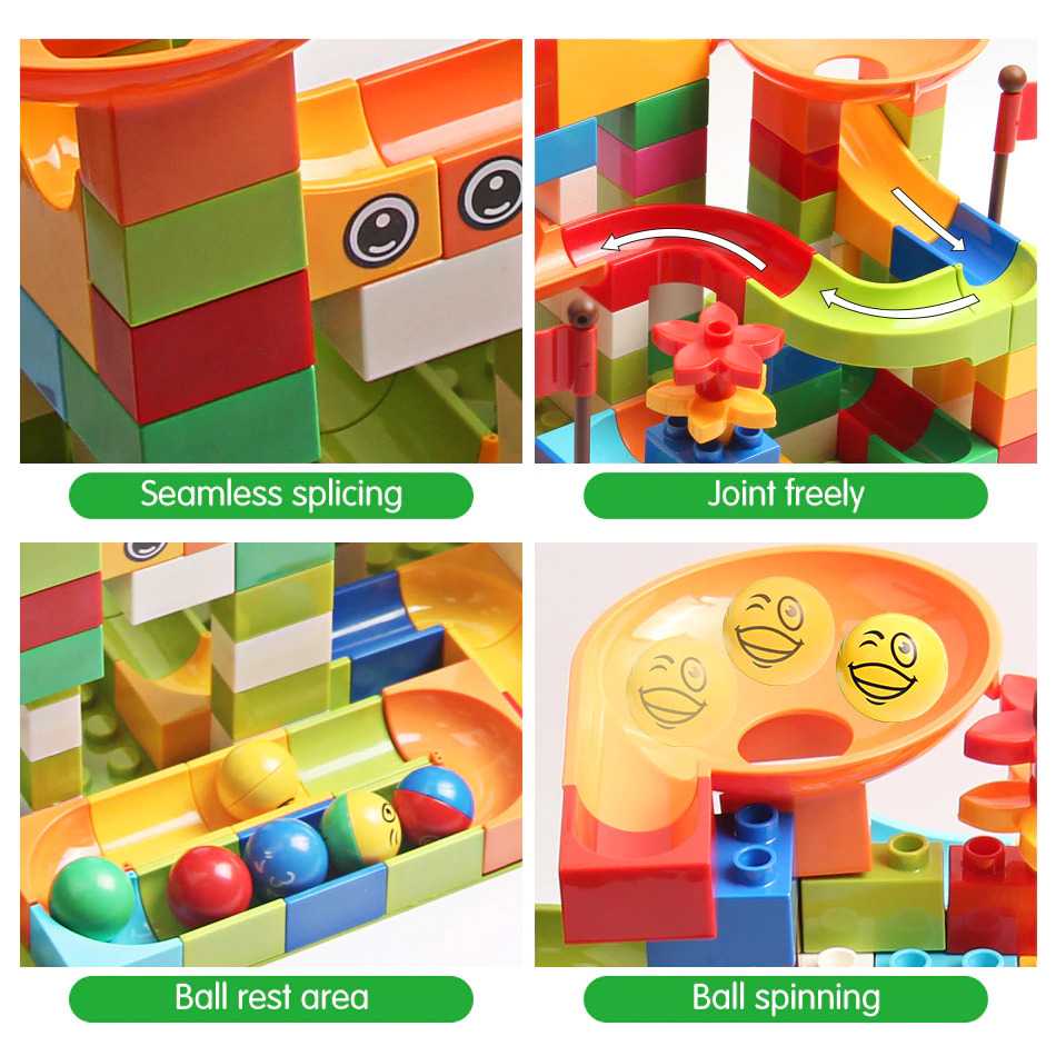 [ORIGINAL] SUPER Mainan Anak Marble Balap Race Run Children Toy 3d Puzzle Asah Mengasah Kreatifitas