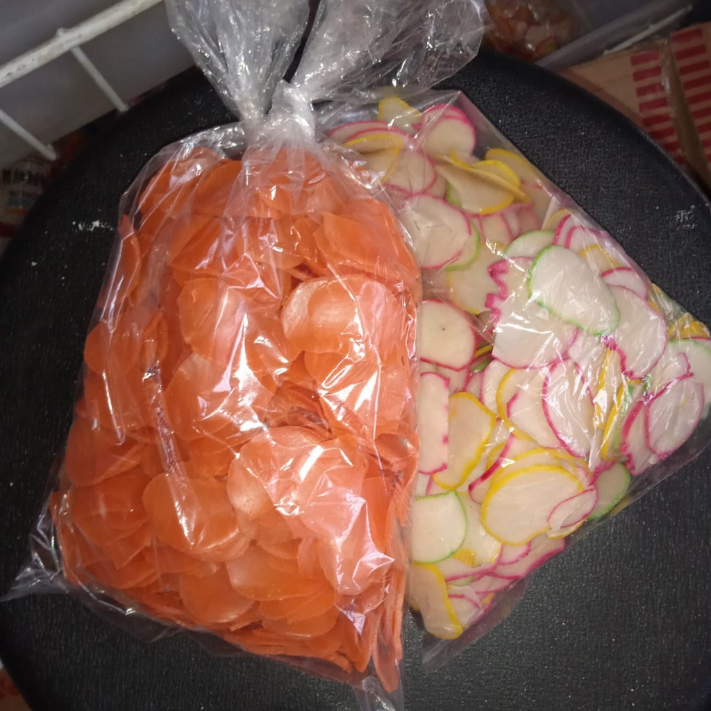 

Kerupuk Pelangi dan Kerupuk Udang 250 gr mentah