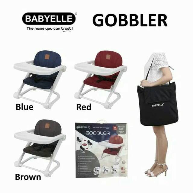 Booster seat Baby  Elle Gobbler kursi  makan  anak  Shopee 