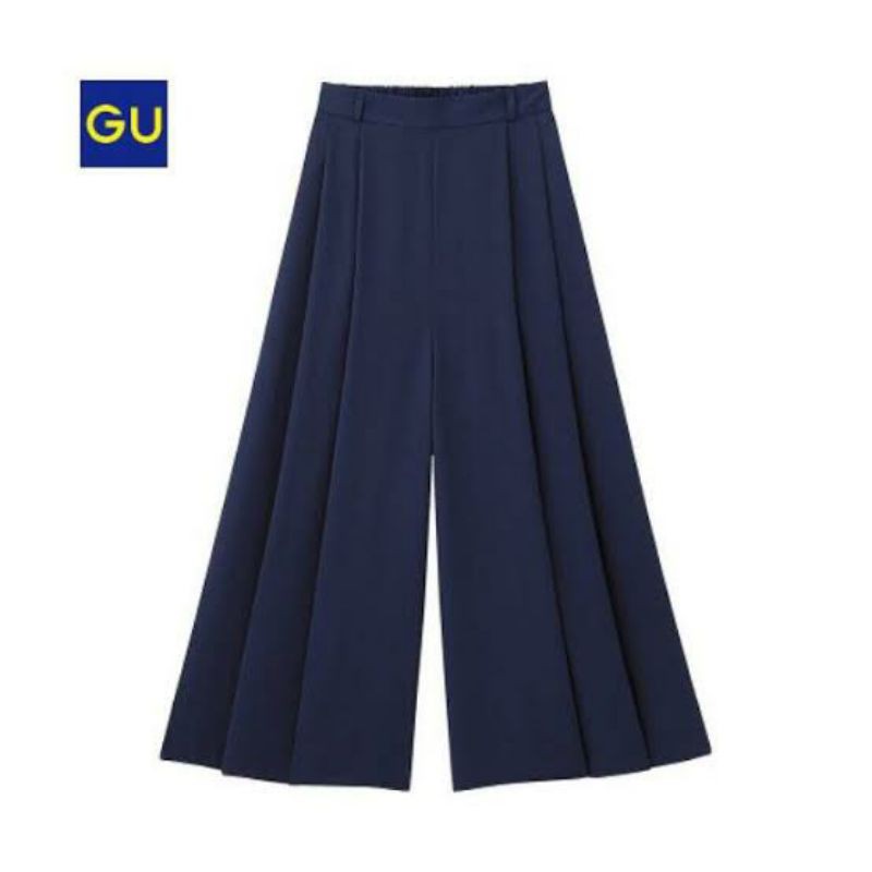 UNIQLO GU KULOT PANJANG ORIGINAL-Pallazo-navy