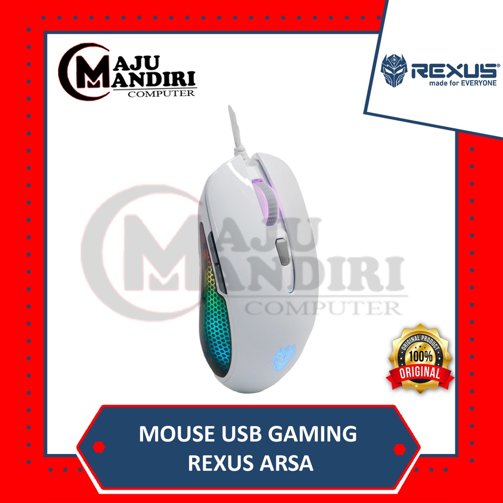 MOUSE WIRELESS PRO REXUS ARSA PMW3327 12400 DPI